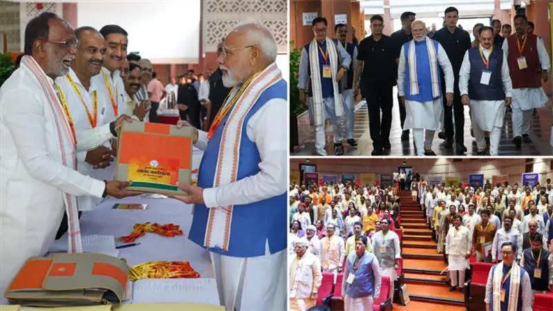 Sansad Karyashala: দুদিন ব্যাপী সাংসদ কর্মশালার আজ শেষ দিন,  আজ নতুনদিল্লিতে কর্মশালায় সমাপ্তি অধিবেশনে ভাষণ দেবেন প্রধানমন্ত্রী নরেন্দ্র মোদী