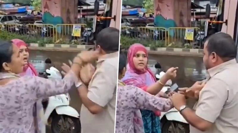 Woman Beat Bus Driver Video: টিকিট থেকে নম্বর চুরি, অসভ্যতামিতে বিরক্ত মহিলা মেরে পাটপাট করে দিলেন বাস চালককে, দেখুন ভিডিয়ো