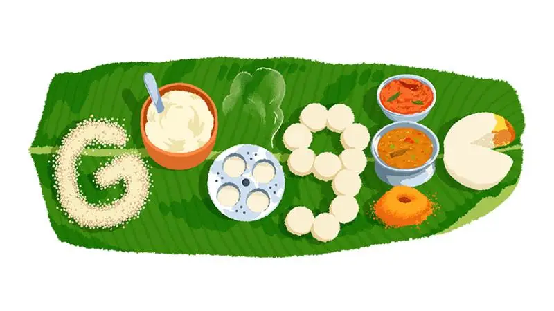 Idli Google Doodle : ডুডলের মেন্যুতে আজ কলার পাত হাজির ইডলি, বিনামূল্যে অর্ডার করা যাচ্ছে কি?
