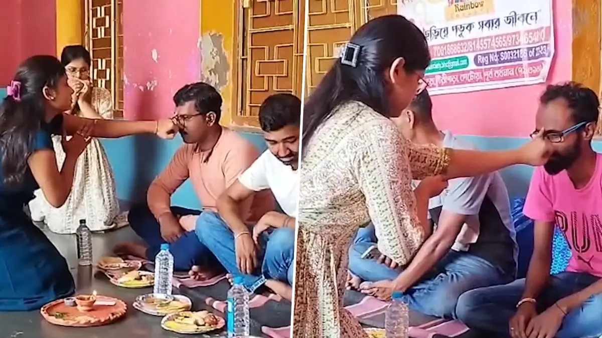 Bhai Dooj: ডেলিভারি কর্মীদের জন্য বিশেষ ভাই ফোঁটার আয়োজন