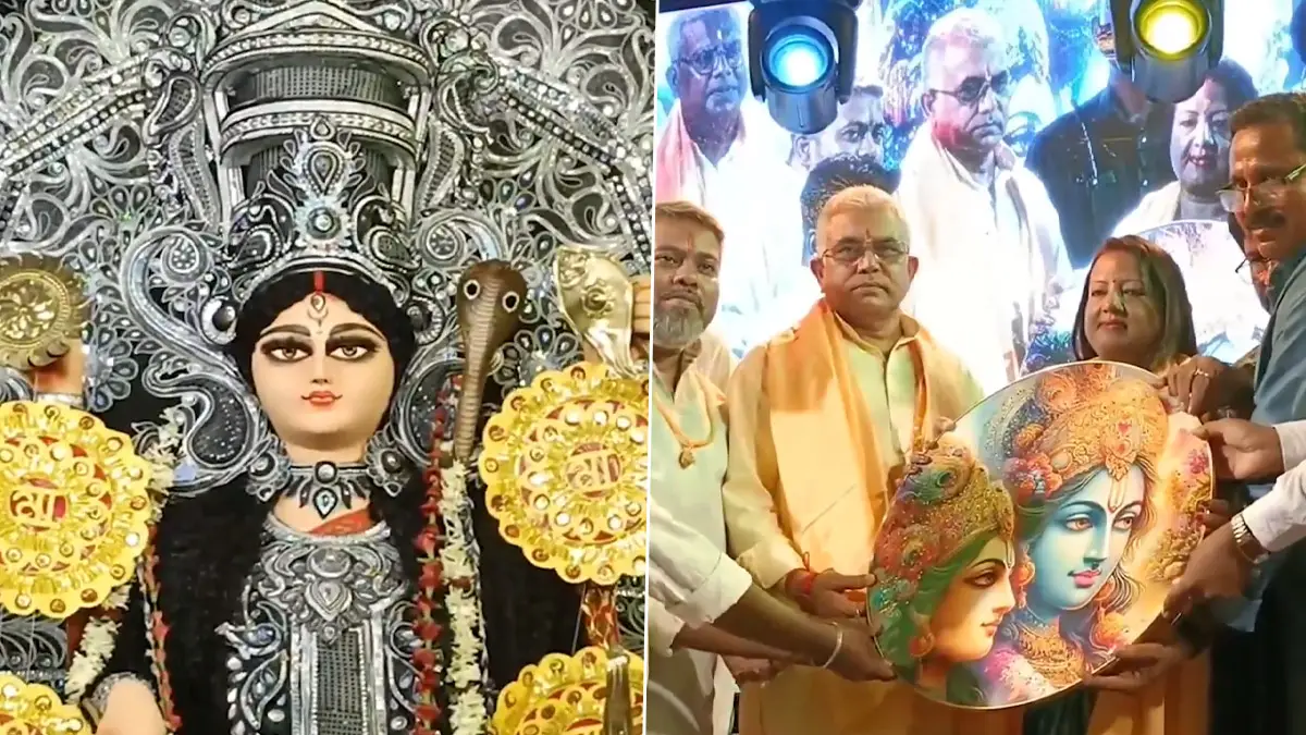 Dilip Ghosh: বাংলায় মাতৃশক্তির আরাধনা হলেও রাজ্যে মহিলারাই আজ নিরাপদ নয়, জগদ্ধাত্রী পুজোর উদ্বোধনী অনুষ্ঠানে এসে মন্তব্য দিলীপ ঘোষের