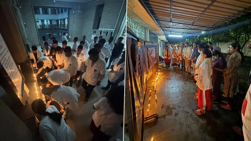 Satara Doctor Death Case: মহারাষ্ট্রে তরুণী ডাক্তারের রহস্যমৃত্যুর বিচার চেয়ে মোমবাতি মিছিলে চিকিৎসকরা