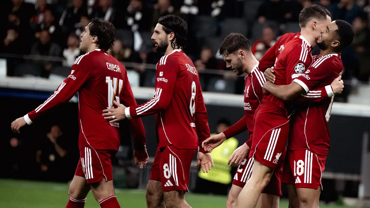 Frankfurt vs Liverpool, UCL 2025-26 Video Highlights: ফ্র্যাঙ্কফুর্টকে ৫-১ গোলে হারিয়ে জয়ের ধারায় ফিরল লিভারপুল, দেখুন ভিডিও হাইলাইটস