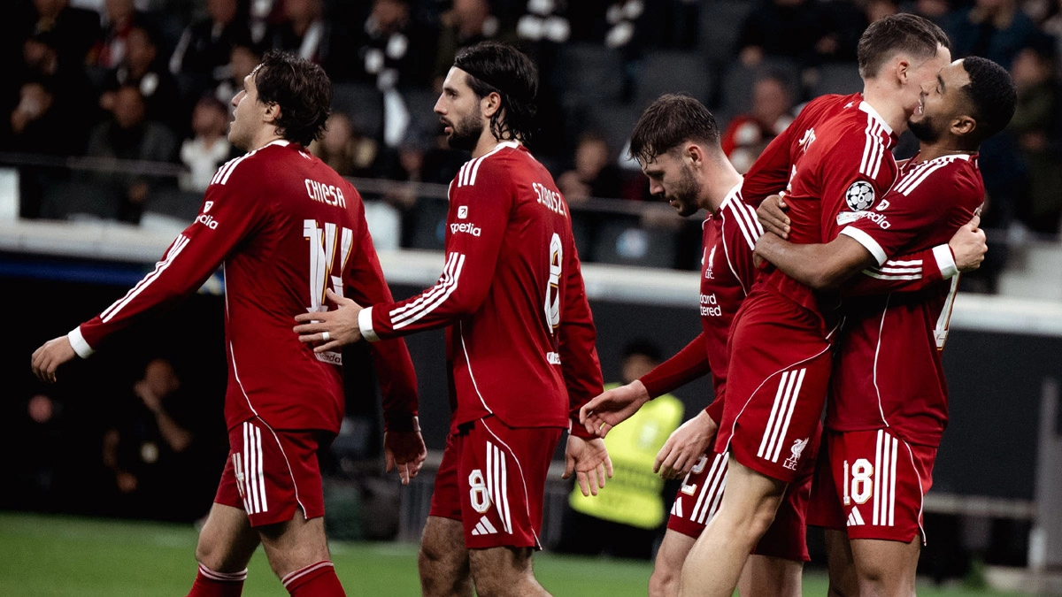 Frankfurt vs Liverpool, UCL 2025-26 Video Highlights: ফ্র্যাঙ্কফুর্টকে ৫-১ গোলে হারিয়ে জয়ের ধারায় ফিরল লিভারপুল, দেখুন ভিডিও হাইলাইটস