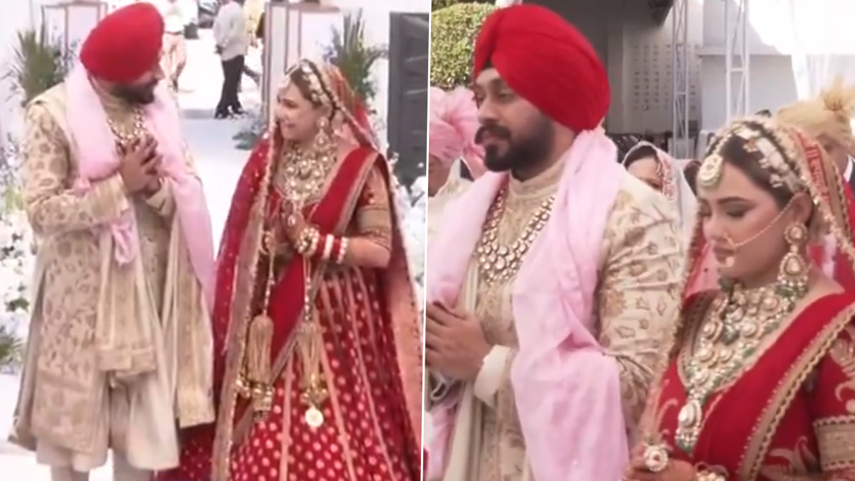 Komal Sharma Wedding: বিবাহ বন্ধনে আবদ্ধ হলেন অভিষেক শর্মার বোন কোমল, দেখুন ভিডিও