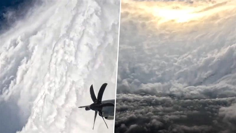 Hurricane Melissa: মেলিসার চোখ জামাইকার দিকে, দেখুন অভূতপূর্ব দৃশ্য