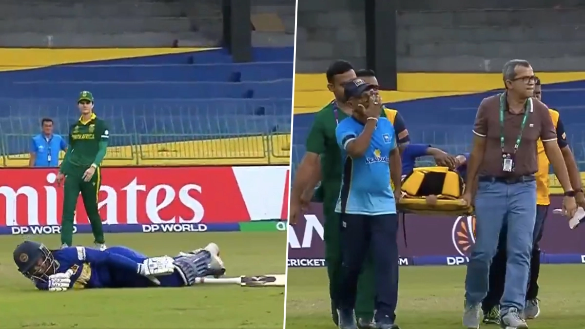 Vishmi Gunaratne Video, SL W vs SA W: হাঁটুর চোটে বিপাকে বিশমী গুনারত্নে, স্ট্রেচারে ছাড়লেন মাঠ; দেখুন ভিডিও