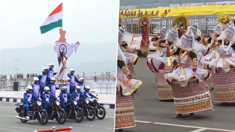 Vallabhbhai Patel Birth Anniversary: সর্দার বল্লভভাই প্যাটেলের ১৫০তম জন্মবার্ষিকী উপলক্ষে কুচকাওয়াজের পূর্ণাঙ্গ মহড়া