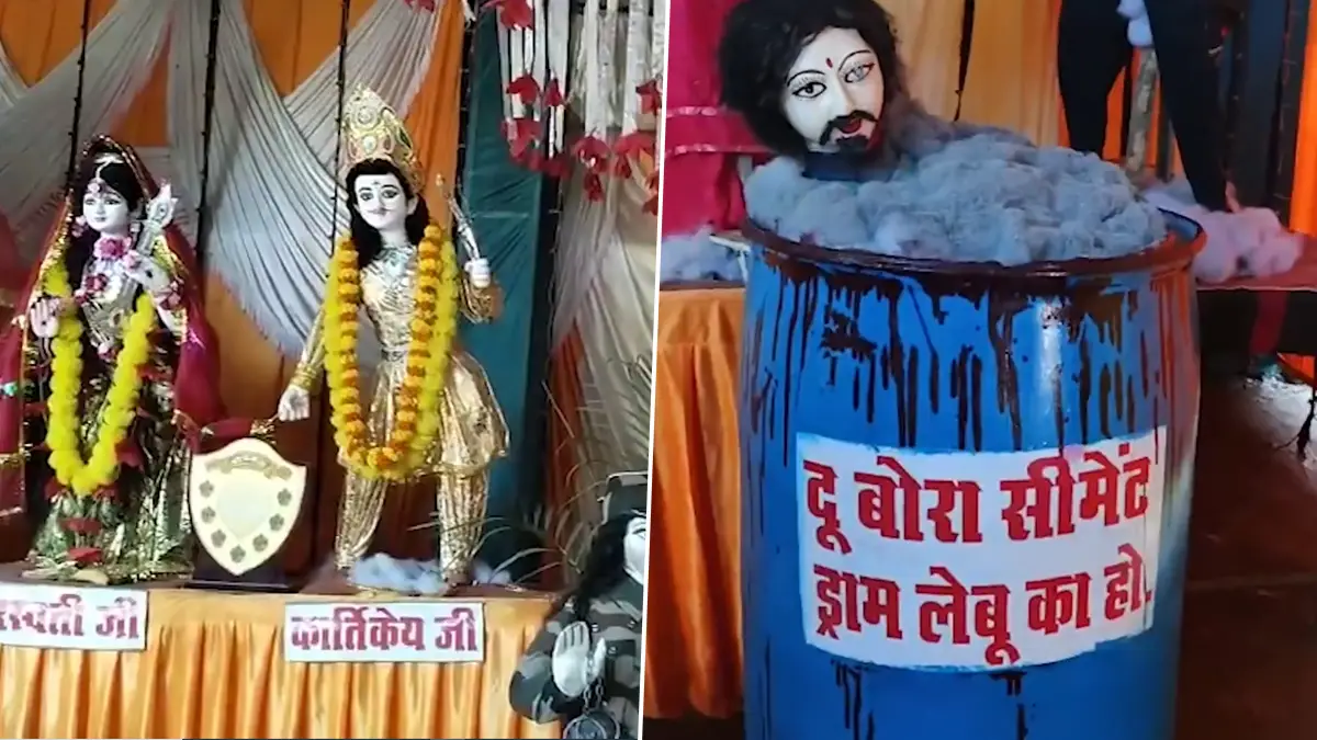 Uttar Pradesh: মিরাটের নৃশংস 'নীল ড্রাম' হত্যাকাণ্ডের উপর ভিত্তি করে তৈরি হয়েছে দুর্গা পূজা মণ্ডপ