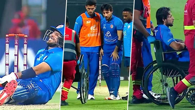 Rahmat Shah, AFG vs BAN: হুইলচেয়ারে মাঠ ছাড়লেন আফগান তারকা রহমত শাহ, বাদ শেষ ওয়ানডে থেকে