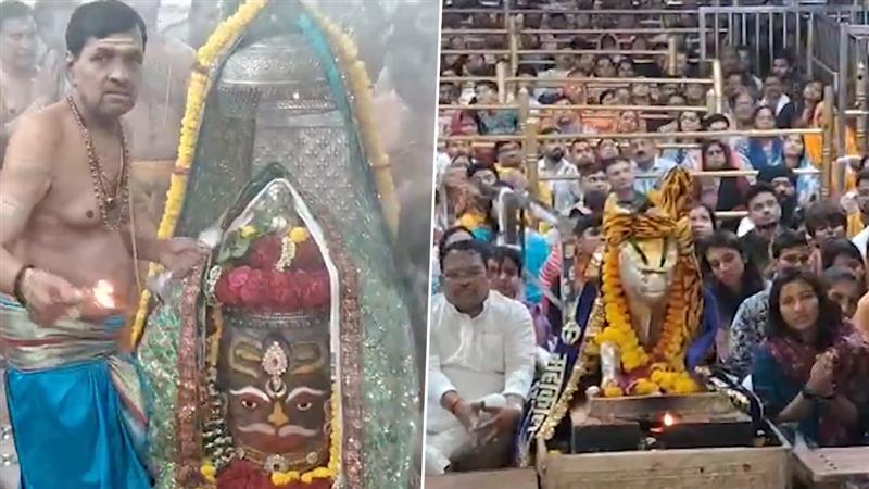 India Women's Team Visits Mahakal Temple: বিশ্বকাপে টানা দুই ম্যাচ হেরে মহাকালেশ্বর মন্দিরে ভারতীয় মহিলা দল; দেখুন ভিডিও