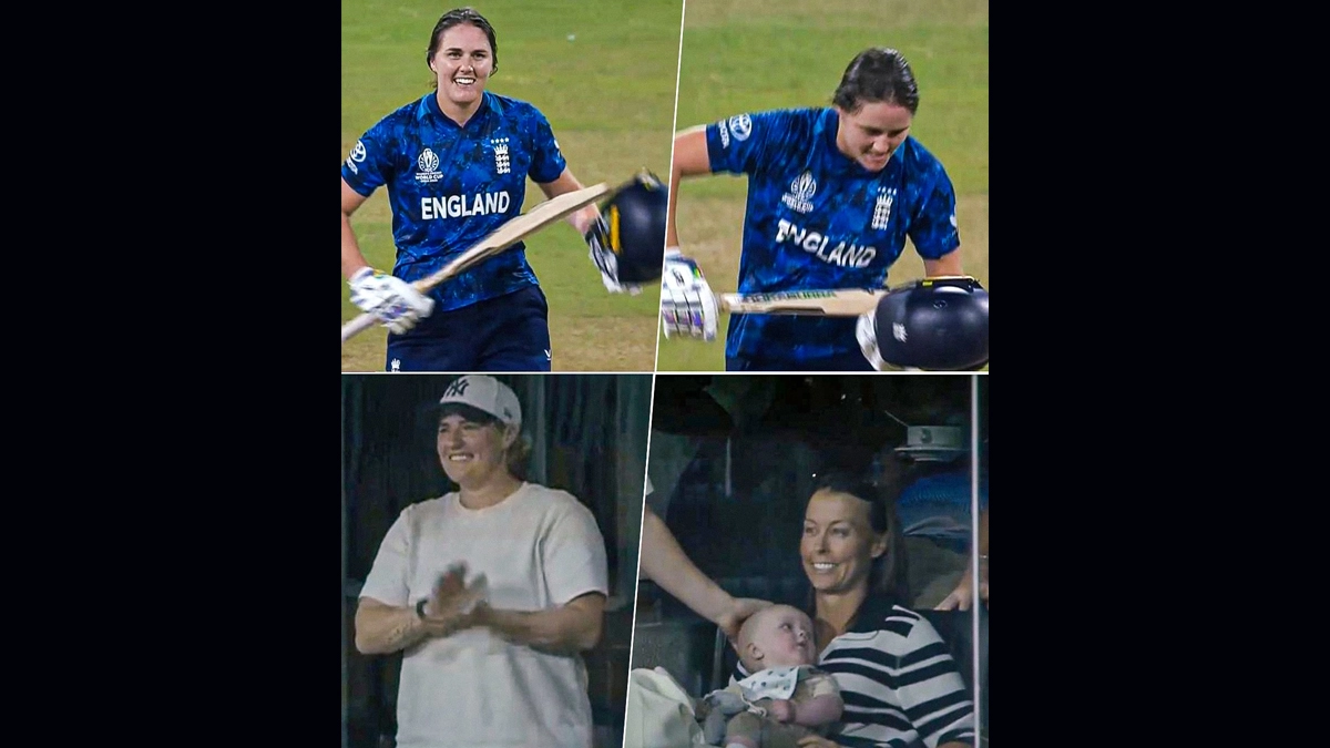 Nat Sciver-Brunt Century Celebration: বিশ্বকাপে সেঞ্চুরির রেকর্ড! ছেলে থিওর জন্য অনন্য সেলিব্রেশন ন্যাট স্কিভার-ব্রান্টের