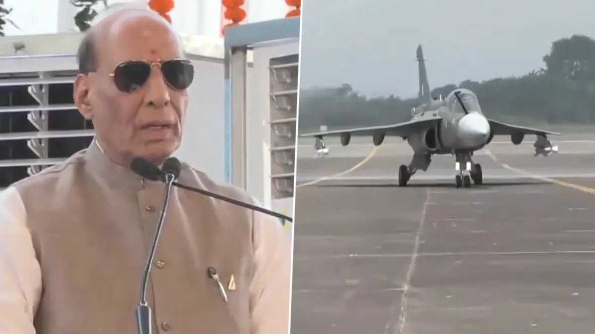 LCA Mk1A Tejas:  হিন্দুস্তান এরোনটিক্সের নতুন নির্মাণ কেন্দ্রে প্রস্তুত যুদ্ধবিমান তেজস LCA MK1A, শুভ সূচনা করলেন রাজনাথ সিং