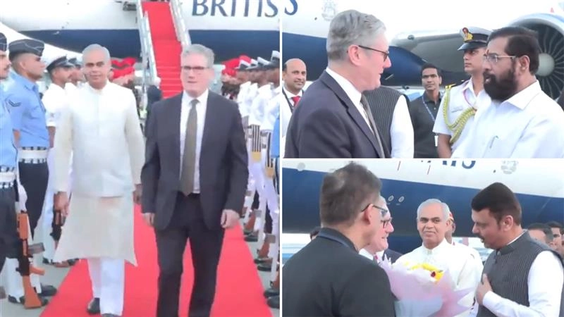 Keir Starmer: কেয়ার স্টারমার ভারত সফরে মুম্বই পৌঁছলেন
