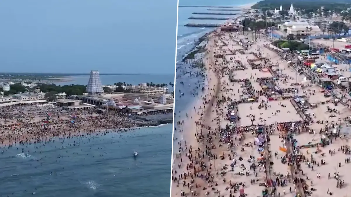 Murugan Temple: তিরুচেন্দুরের বিখ্যাত সমুদ্র সৈকতে লক্ষ লক্ষ ভক্তের সমাগম