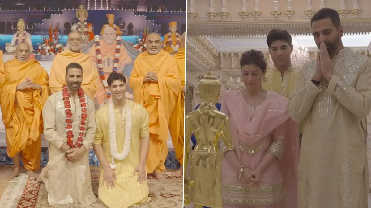 Diwali 2025: লন্ডনে দীপাবলি উদযাপন অক্ষয়, ট্যুইঙ্কেলের, দেখুন ভিডিয়ো