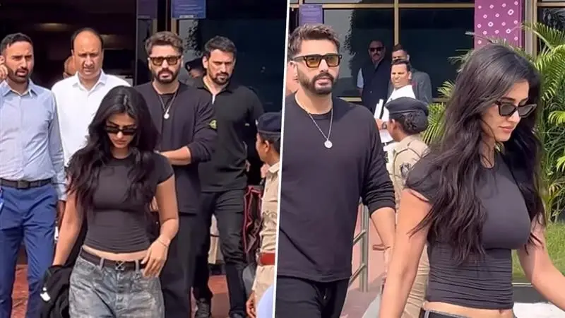Disha Patani-Arjun Kapoor: দিশা পাটানির সঙ্গে এক ফ্রেমে ধরা পড়লেন অর্জুন কাপুর, ভিডিয়ো