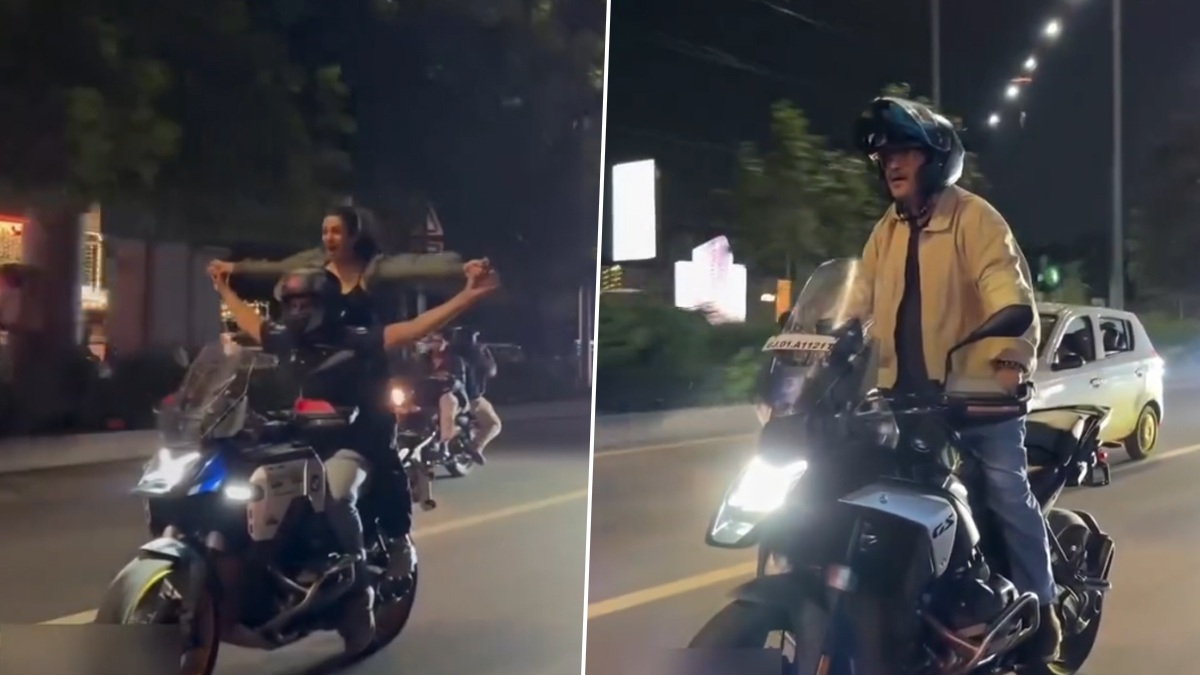 Tiku Talsania-Manasi Parekh Stunt Video: ব্যস্ত রাস্তায় বাইক স্টান্ট, জনপ্রিয় ২ অভিনেতার কীর্তি ভাইরাল হতেই পুলিশের পালটা বাড়ি, ভিডিয়ো
