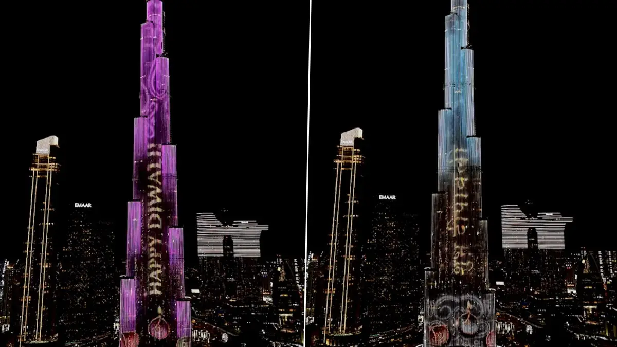Diwali 2025: দীপাবলির আলোয় উজ্জ্বল হয়ে উঠল বুর্জ খলিফা, দেখুন ভিডিয়ো