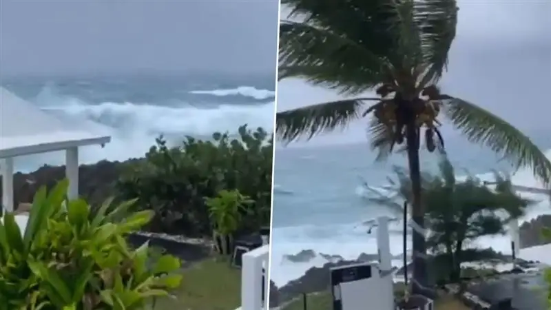 Hurricane Melissa: বিরাট বিরাট ঢেউ নিয়ে ফুঁসছে মেলিসা, প্রবল শক্তিশালী হারিকেন তছনছ করে দিতে পারে এই দেশকে, দেখুন ভিডিয়ো