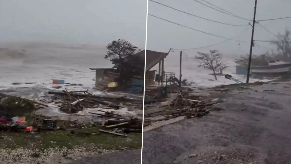 Hurricane Melissa: ক্যাটাগরি ৫ হারিকেনের দাপটে ধুয়ে, মুছে গেল জামাইকা প্রায়, দেখুন ধ্বংসের ভয়াবহ ছবি