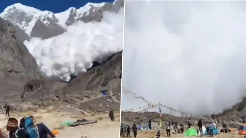Nepal Avalanche Video: নেপালে ভয়াবহ তুষার ধস, পাহাড় বেয়ে নেমে এল বরফের নদী, চাপা পড়ল পর্যটকদের তাবু, দেখুন ভিডিয়ো