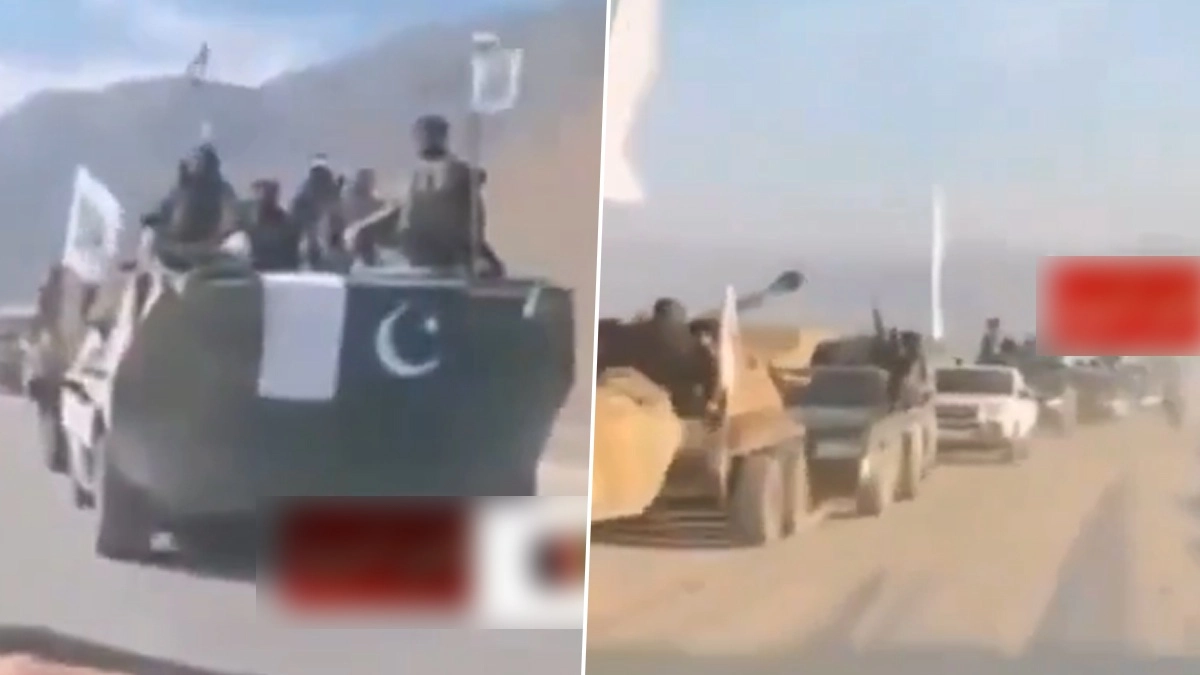 Pakistan-Afghanistan Clash: পাক সেনার ট্যাঙ্কার ছিনিয়ে রেস শুরু করল তালিবান, দেখুন