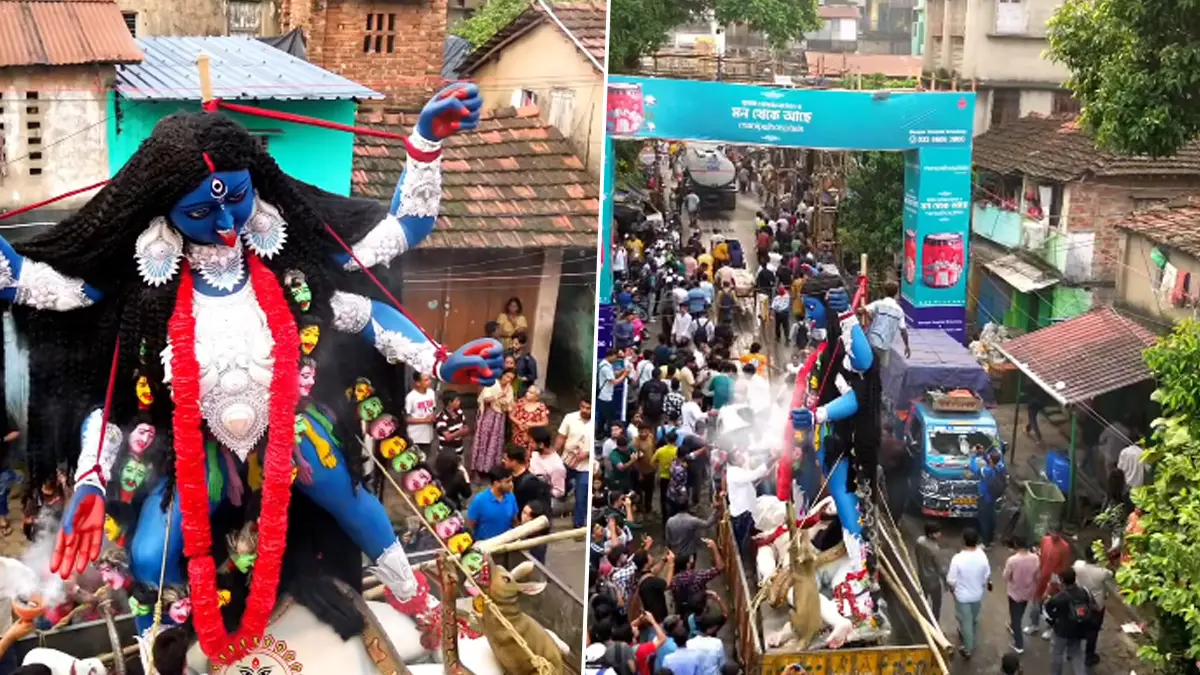 Phatakeshto Kali Puja 2025: কালিপুজোর ১০দিন আগেই শোভাযাত্রা করে চলে এল ফাটাকেষ্ট-র মাতৃ প্রতিমা, দেখুন ভিডিও
