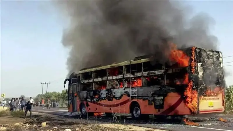 Rajasthan Bus Fire: চলন্ত বাসে আচমকা আগুন, ঝলসে মৃত্যু ২০ যাত্রীর, আহত বহু