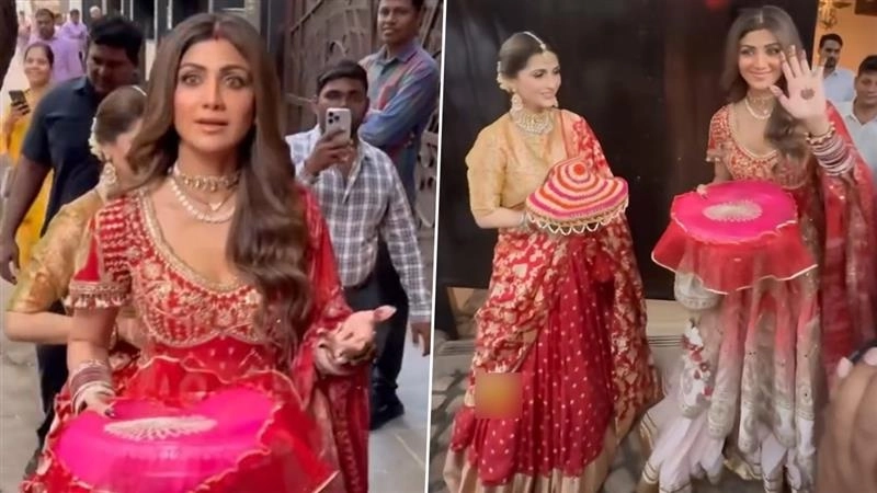 Karwa Chauth 2025: স্বামীর মঙ্গল কামনায় শিল্পা শেট্টির ব্রত, করবা চৌথে আরও সুন্দরি নায়িকা, দেখুন ভিডিয়ো