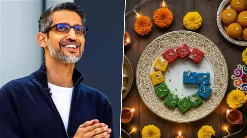 Sundar Pichai Diwali Wish: 'গুগল বরফি' সোশ্যাল মিডিয়ায় ভাইরাল সুন্দর পিচাইয়ের 'বিশেষ' দিওয়ালির শুভেচ্ছা