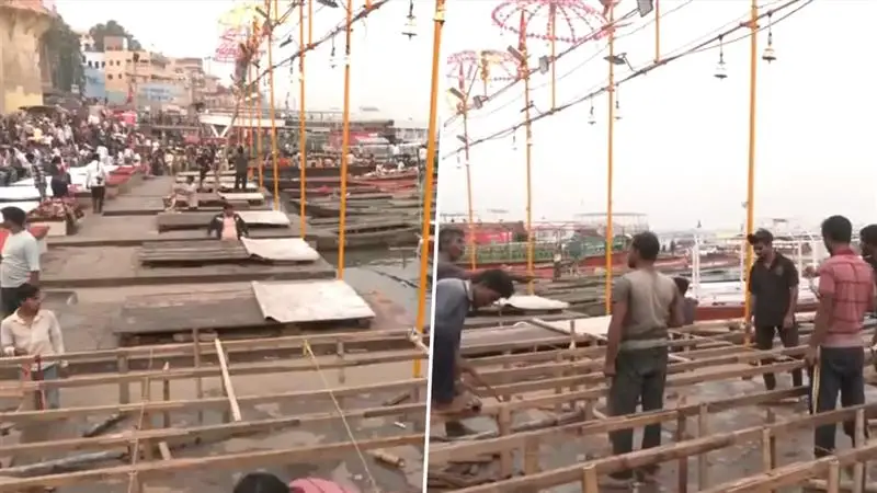 Dev Deepawali Preparation In Varanasi: রাত পেরোলেই দেব দীপাবলী, বারাণসী শহর জুড়ে প্রস্তুতি তুঙ্গে (দেখুন ভিডিও)