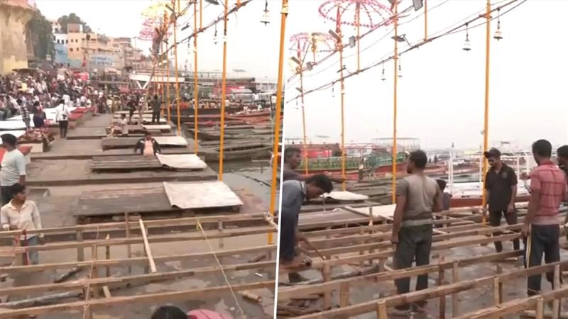 Dev Deepawali Preparation In Varanasi: রাত পেরোলেই দেব দীপাবলী, বারাণসী শহর জুড়ে প্রস্তুতি তুঙ্গে (দেখুন ভিডিও)