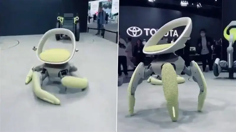 Toyota Unveils Walk Me Chair: নিজেই হাঁটতে পারে এই রোবটিক চেয়ার, বসলেই পৌঁছে যাবেন গন্তব্যে! দেখুন ভিডিও