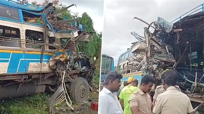 Accident: দুটি বাসের মধ্যে মর্মান্তিক দুর্ঘটনা, নিহত ৬ জন