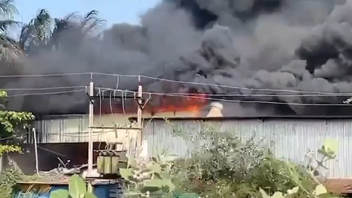 Indore Fire: ইন্দোরে রঙের কারখানায় লাগল আগুন, সেই আগুন ছড়িয়ে পড়ল আশেপাশে একাধিক কারখানায়, ঘটনাস্থলে দমকল বাহিনী