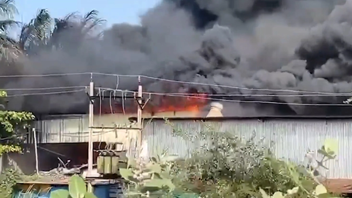 Indore Fire: ইন্দোরে রঙের কারখানায় লাগল আগুন, সেই আগুন ছড়িয়ে পড়ল আশেপাশে একাধিক কারখানায়, ঘটনাস্থলে দমকল বাহিনী