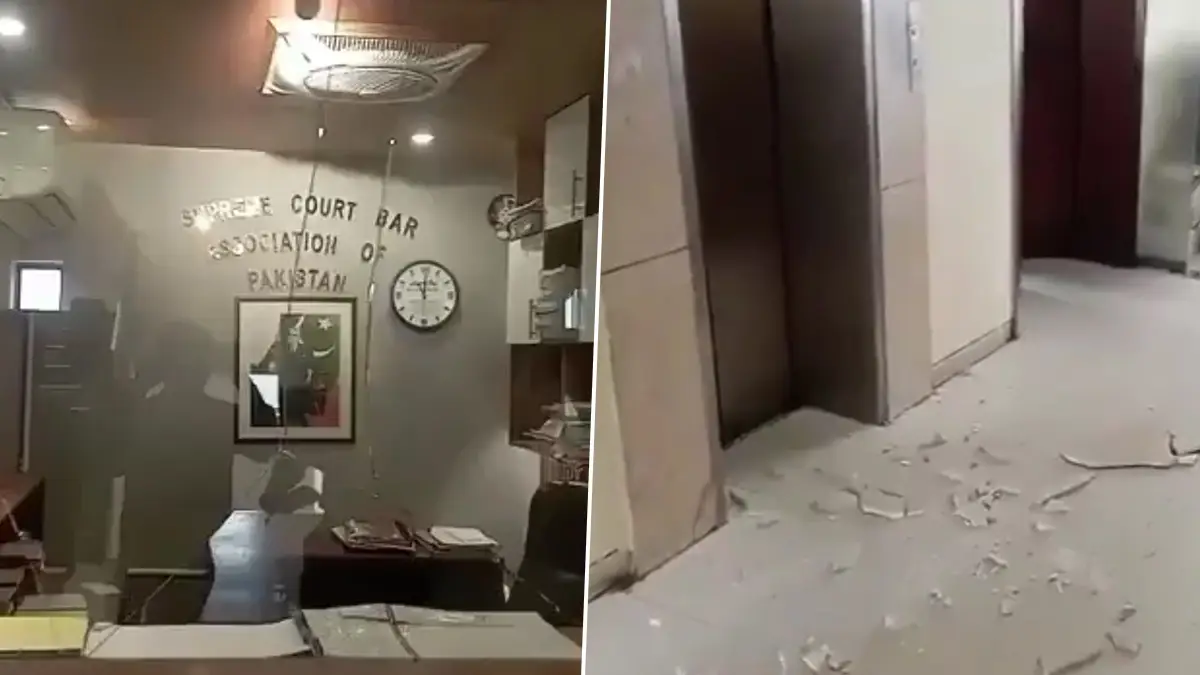 Pakistan Blast: বিস্ফোরণ এবার পাকিস্তানের সুপ্রিম কোর্টে, হু হু করে ছড়াল আগুন, আতঙ্কে দিশাহারা বিচারক, আইনজীবীরা দেখুন