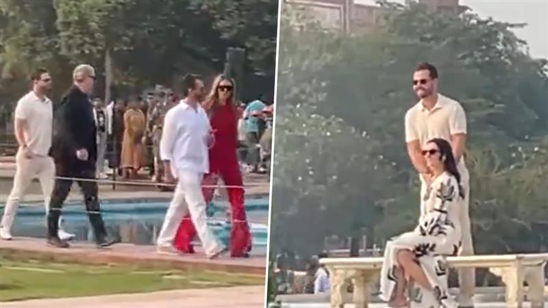 Trump Son Donald Trump Jr. Visits Taj Mahal: মার্কিন প্রেসিডেন্টের পুত্র জুনিয়র ট্রাম্প হাজির ভারতে, পৌঁছে গেলেন তাজমহলে, দেখুন