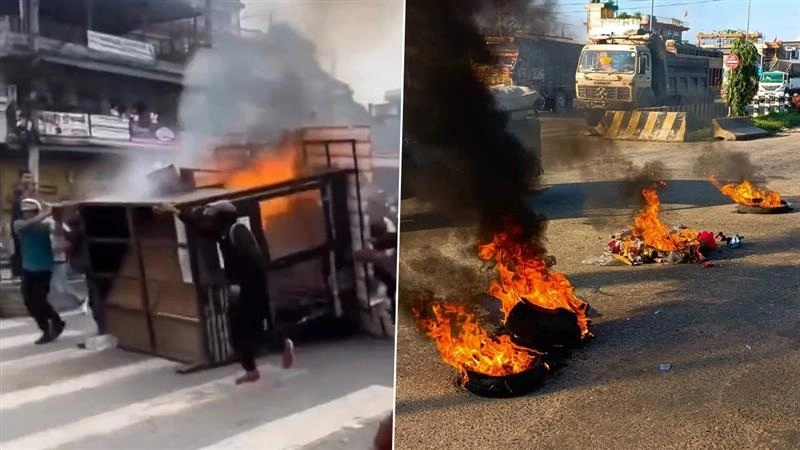 Fresh Gen-Z Protest Rocks In Nepal: ফের জেন জ়ি বিক্ষোভে উত্তাল নেপাল, জ্বলছে গাড়ি, পুড়ছে রাস্তা দেখুুন