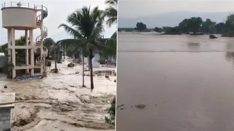 Dam Bursts Video: বাধ ফেটে ভয়ঙ্করভাবে প্লাবিত তিরুপতির এই গ্রাম, দেখুন ভিডিয়ো