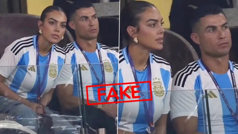 Ronaldo and Georgina Rodriguez Argentina Jersey: ক্রিশ্চিয়ানো রোনালদো এবং জর্জিনা রদ্রিগেজ কি ২০২৬ ফিফা বিশ্বকাপে আর্জেন্টিনার জার্সি পরেছিলেন? জেনে নিন আসল সত্য