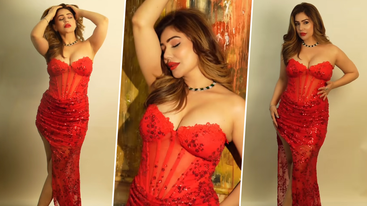 Kangana Sharma Hot: লাল পোশাকে গ্ল্যামারাস লুকে নেটপাড়ায় ঝড় তুললেন অভিনেত্রী কঙ্গনা শর্মা, ঝড়ের বেগে ভাইরাল ভিডিও
