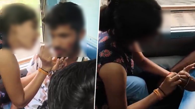 Akola Train Viral Video: ট্রেনে মহিলাদের উত্ত্যক্ত করার শাস্তি! যুবকের মুখে লাগিয়ে দেওয়া হলো লিপস্টিক, হাতে পরানো হলো চুড়ি