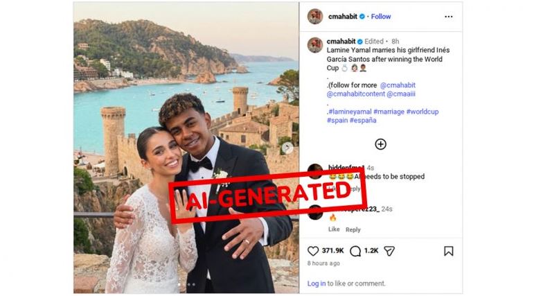 Lamine Yamal Marriage Fact Check: বিশ্বকাপ জয়ের পর প্রেমিকা ইনেসকে বিয়ে করলেন ইয়ামাল? ভাইরাল ছবি ঘিরে শোরগোল, ফ্যাক্ট চেকে মিলল সত্য