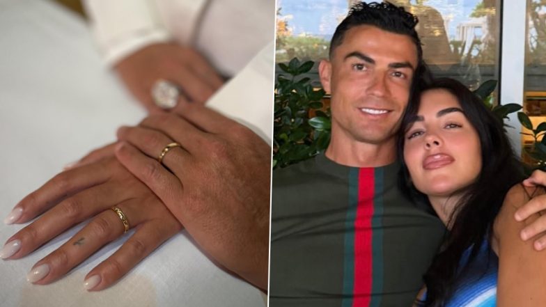 Cristiano Ronaldo Wedding:বিয়ের পিঁড়িতে রোনাল্ডো-জর্জিনা! আংটি বদলের ছবি ঘিরে নেটপাড়ায় তুমুল চর্চা