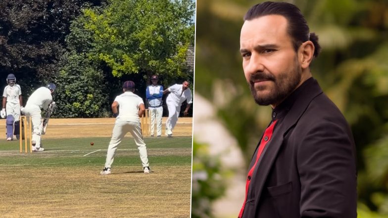 Saif Ali Khan Bowling Video: বাইশ গজে ঝড় তুললেন ক্রিকেটার সইফ আলি খান! পতৌদি-পুত্রের পেস বোলিং দেখে তাজ্জব নেটপাড়া