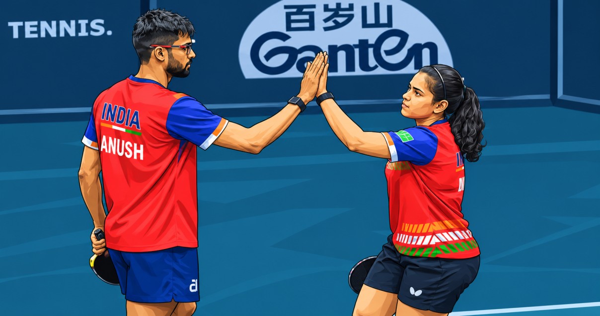 Asian Games 2026: টেবিল টেনিসে ইতিহাস গড়ে ভারতের পদক নিশ্চিত, বিশ্বসেরা জুটিকে হারিয়ে সেমিতে মানুষ-দিয়া জুটি