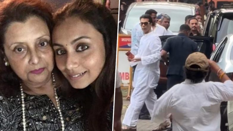 Krishna Mukerji Funeral: কৃষ্ণা মুখোপাধ্যায়ের শেষকৃত্যে তারকাদের ভিড়, রানির মাকে শেষ শ্রদ্ধা শাহরুখ খান, করণ জোহরদের