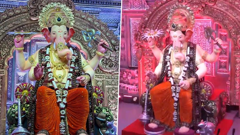 Lalbaugcha Raja First Look 2026: গণেশ চতুর্থীর আগে প্রকাশ্যে রাজকীয় রূপ!মুম্বইয়ের লালবাগচা রাজার প্রথম দর্শন করুন, দেখুন ভিডিও